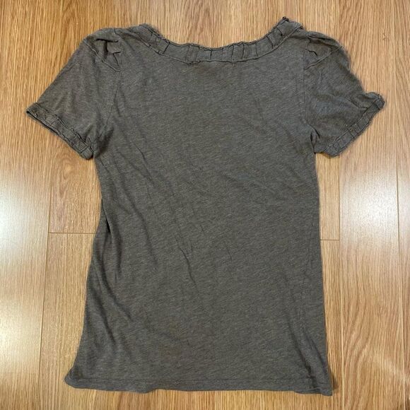 MARC JACOBS CHOCOLATE BROWN Y2K COQUETTE COTTON TEE - Picture 2 of 10